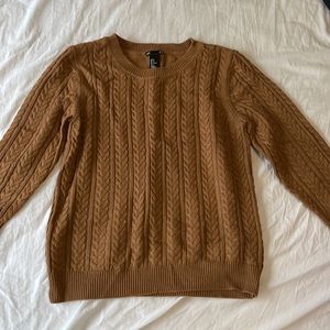 FINAL SALE H&M Basic Cableknit Sweater